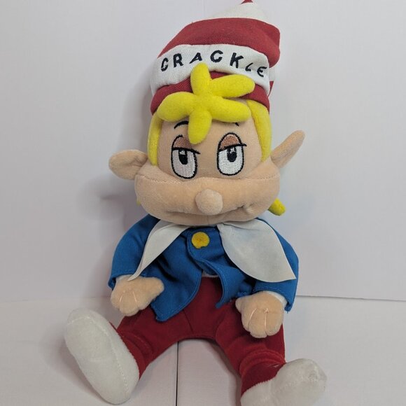 Vintage Kellogg Co. RICE KRISPIES Plush CRACKLE Advertising Toy Cereal Character - Picture 2 of 8
